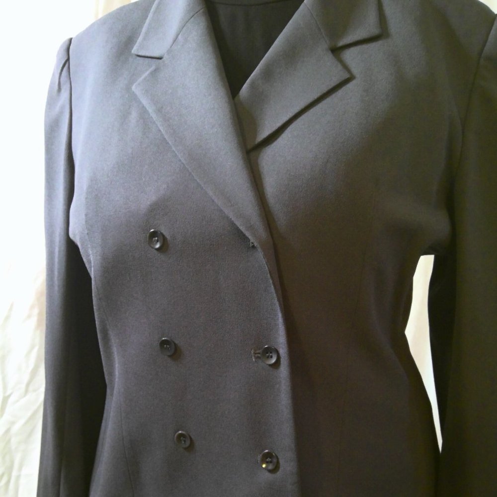 Rena Rowan Gray Double Breasted Suit 16W